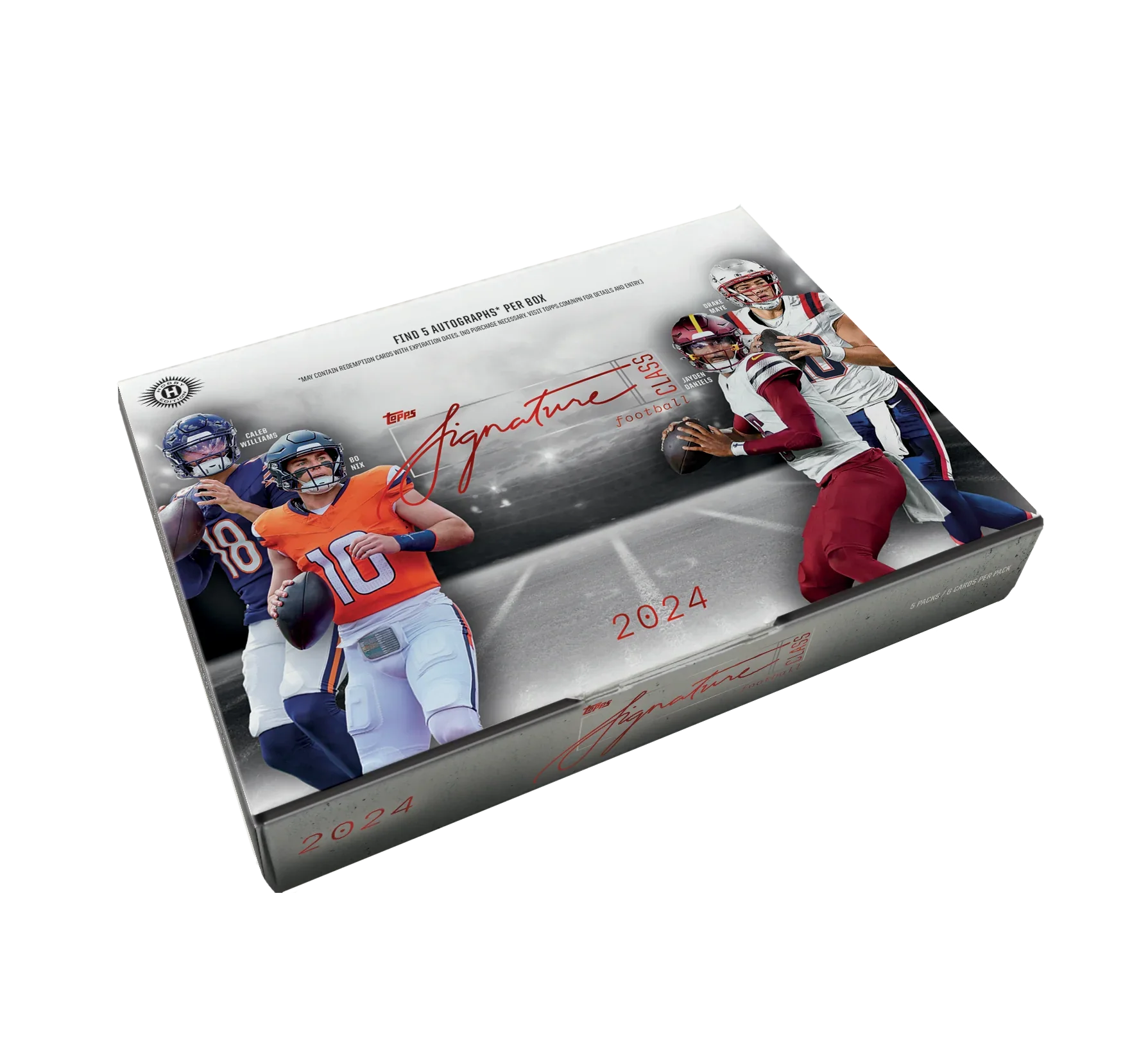 2024 Topps Signature Class Football Hobby 6 Box Case