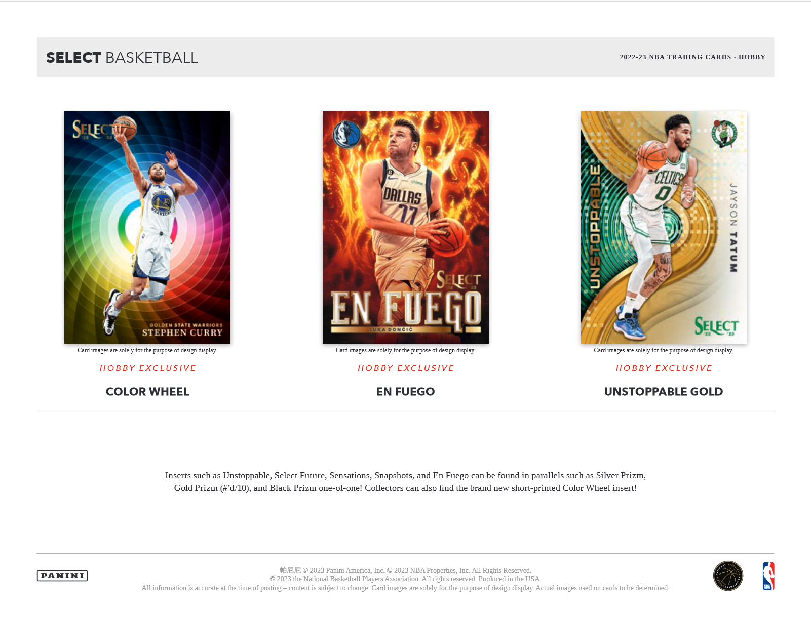 2022-23 Panini Select Basketball Hobby 12 Box Case