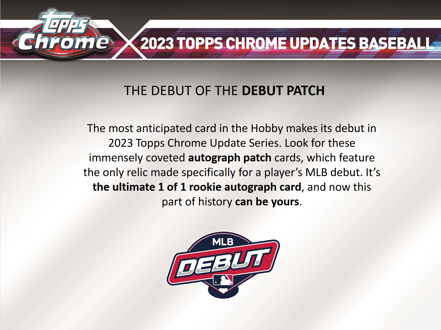 2023 Topps Chrome Update Series Baseball Jumbo 8 Box Case